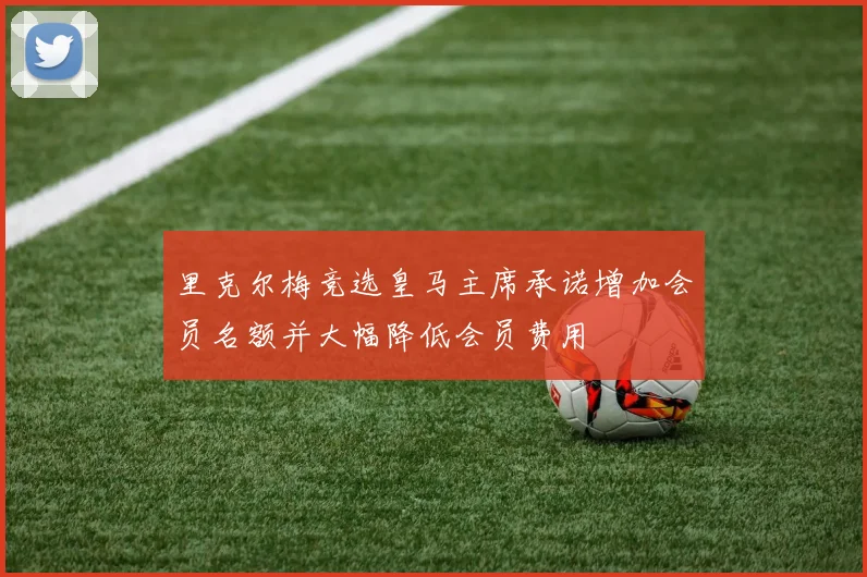 里克尔梅竞选皇马主席承诺增加会员名额并大幅降低会员费用
